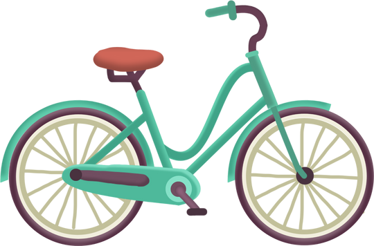 Bicycle Ride Illustration